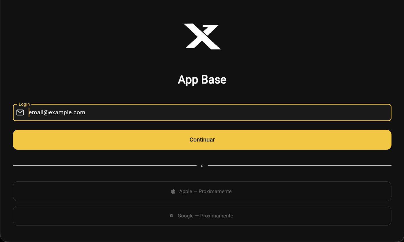 Link sign-in screen of the frontend template